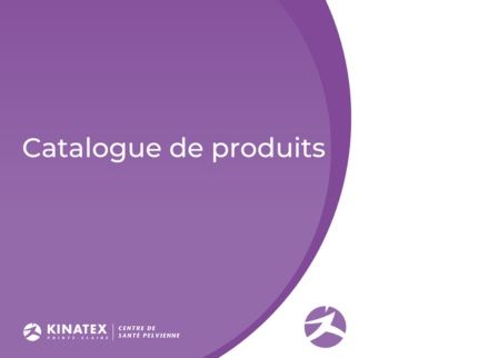 Catalogue de produits