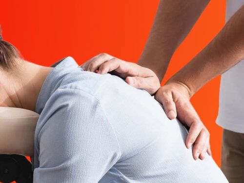Massage sur chaise