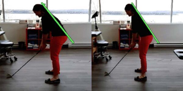 L’impact de la posture chez le golfeur et la posture en C chez Kinatex Sports Physio, Québec et Ontario.