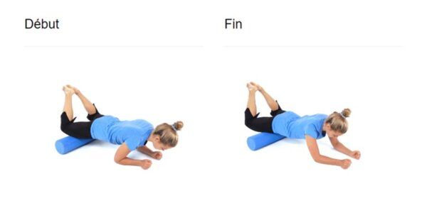 Le syndrome fémoro-patellaire avec l'exercice de foam roller chez Kinatex Sports Physio, Québec et Ontario.