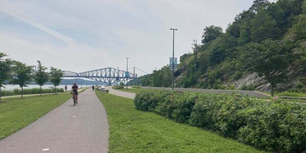 4 parcours de course à pied à Québec à la Promenade Samuel-De Champlain chez Kinatex Sports Physio, Québec et Ontario.