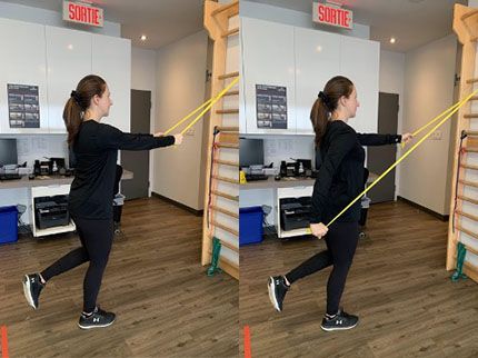 Prévenir les blessures en ski de fond avec la tirade élastique chez Kinatex Sports Physio, Québec et Ontario.