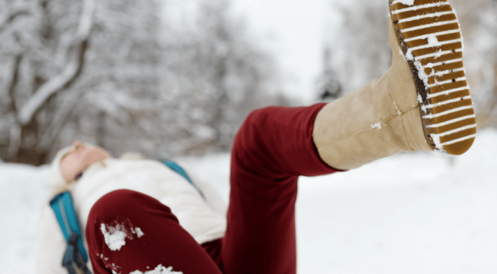 Les conseils de nos physios pour éviter les chutes cet hiver